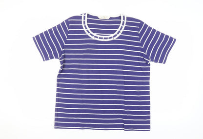 Womens UK Size L Honor Millburn Blue  T-Shirt