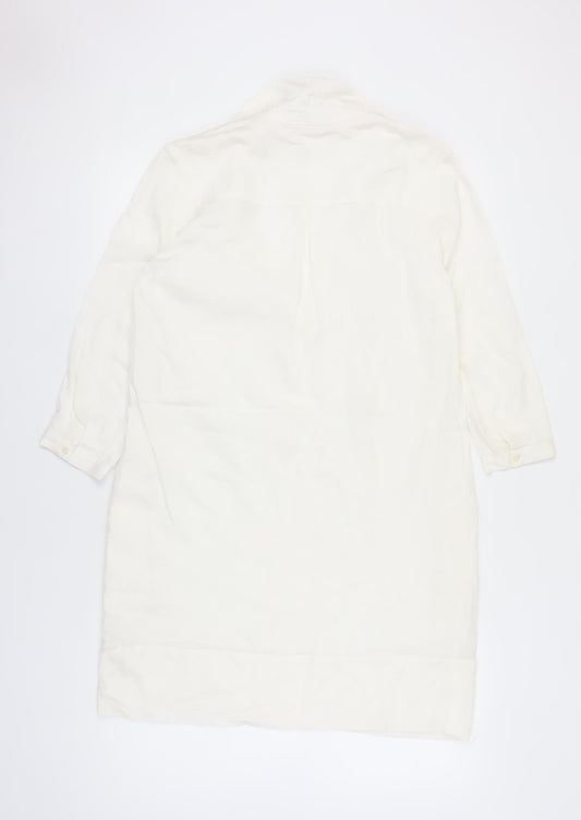 Joules Women's Ivory Shirt Dress Size 12