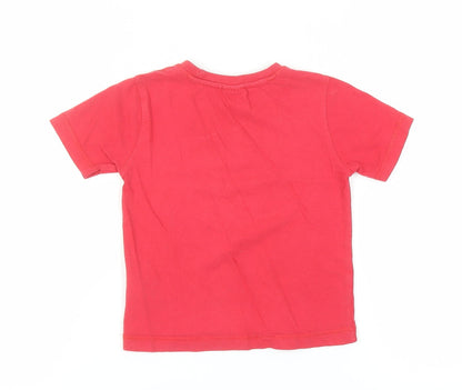 Marvel Boys Red Superhero T-Shirt 3-4 Years Casual Wear