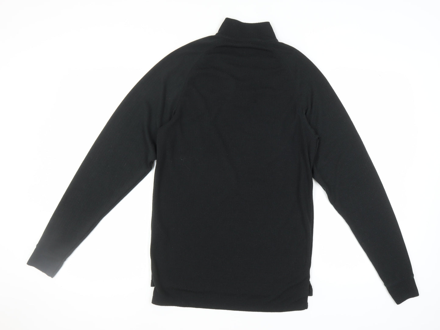 Trespass Men's Black Long Sleeve High Neck T-Shirt L