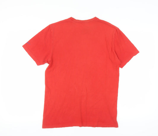 Nike Men's Red Graphic Print T-Shirt S