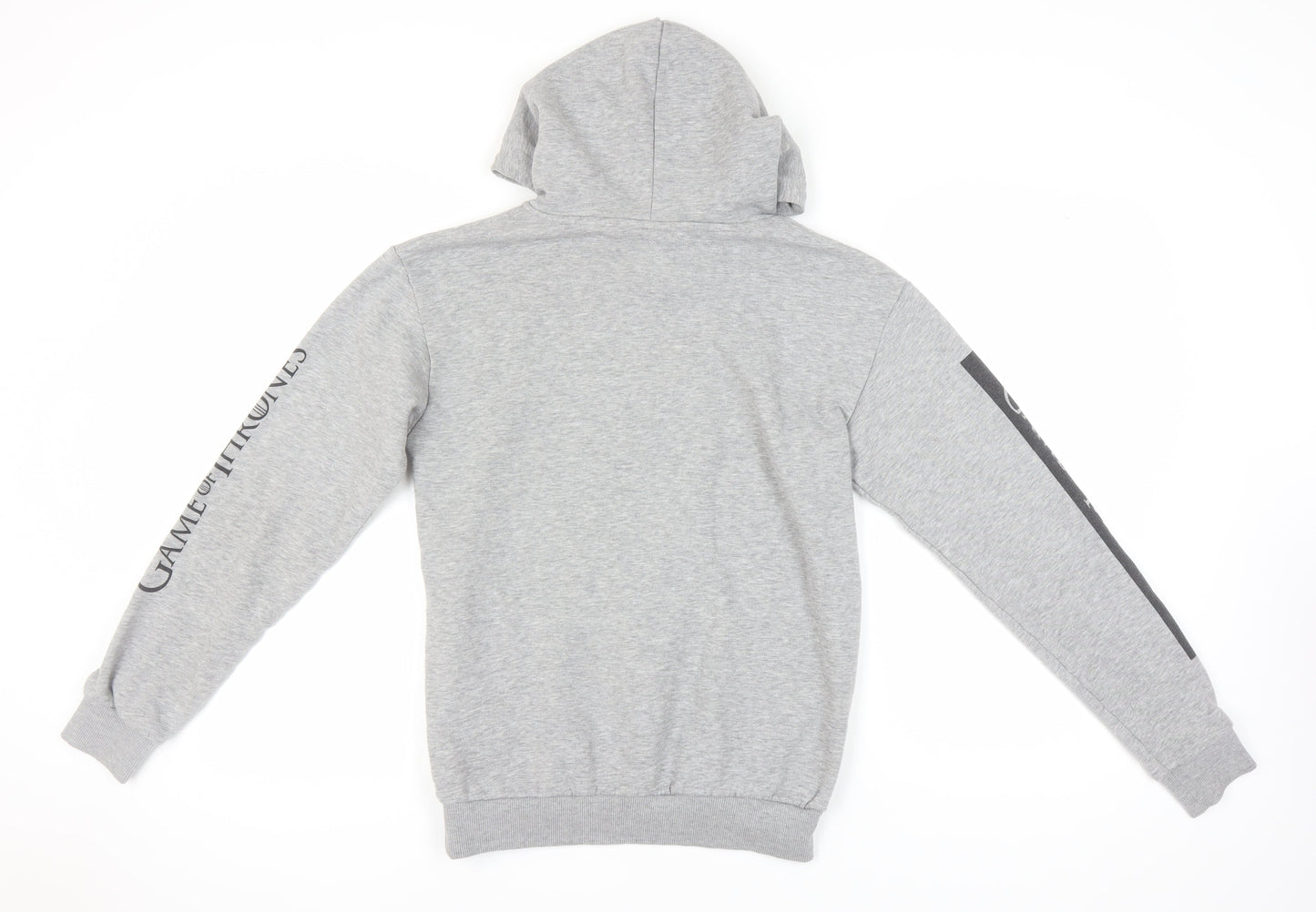 Unisex Adults UK Size S Game Of Thrones Grey Pullover Hoodie