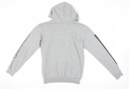 Unisex Adults UK Size S Game Of Thrones Grey Pullover Hoodie