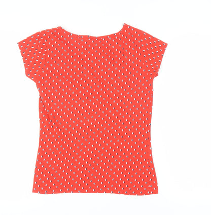 Jacqueline de Yong Women's Red Casual T-Shirt, Size S