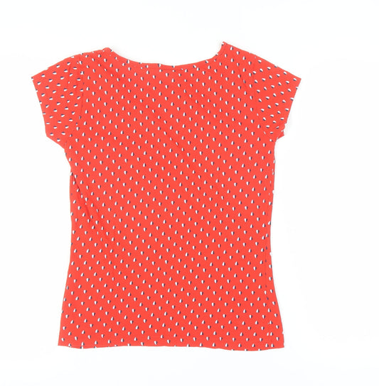 Jacqueline de Yong Women's Red Casual T-Shirt, Size S