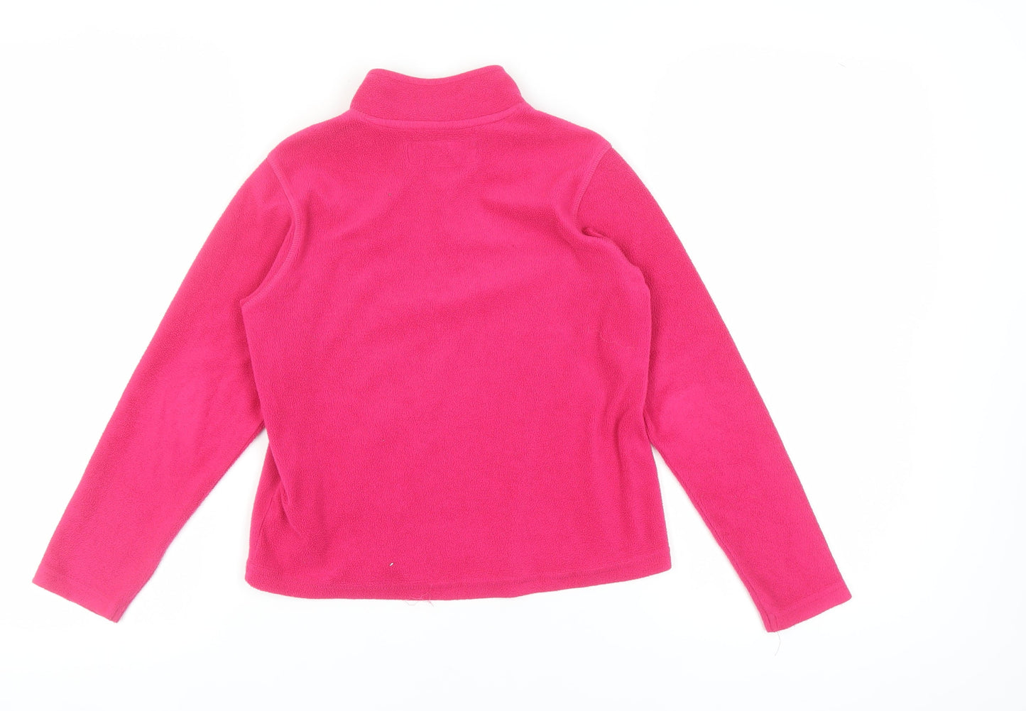 Regatta Girls Pink 1/2 Zip Fleece Sweatshirt 9-10 Years