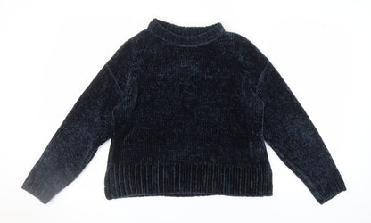 Womens UK Size M Marks and Spencer Blue Pullover Jumper