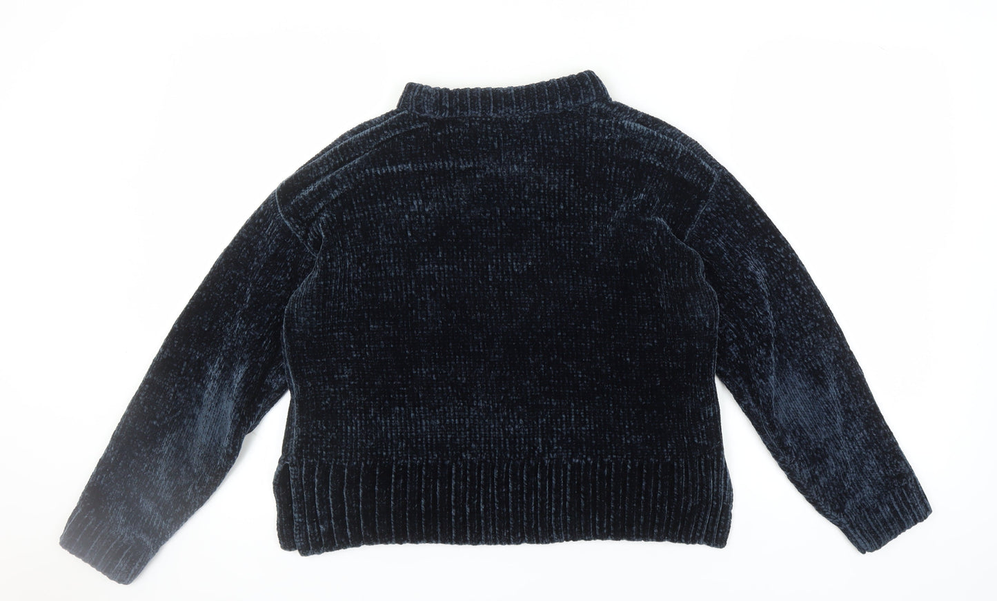 Womens UK Size M Marks and Spencer Blue Pullover Jumper