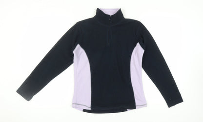 Peter Storm Women's Black Fleece Pullover Sweatshirt Size 12