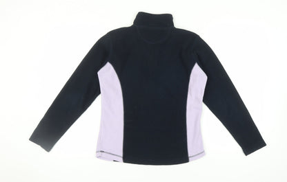 Peter Storm Women's Black Fleece Pullover Sweatshirt Size 12