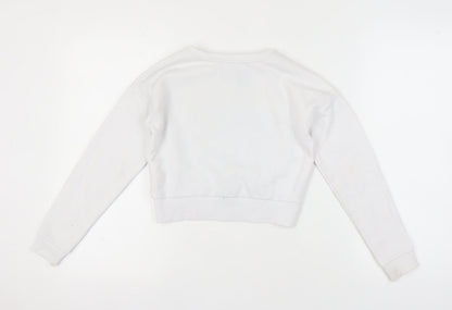 Harry Potter Girls White Pullover Sweatshirt 9-10 Yrs