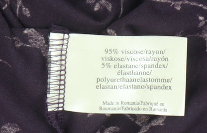 Laura Ashley Women’s Floral Multicoloured Dress - UK 8, Boat Neck, Ruched Design