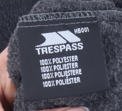 Trespass Men's Black Fleece Sweatshirt L High Neck