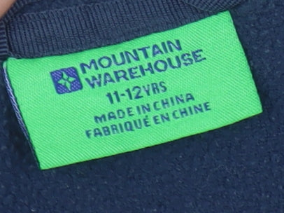Mountain Warehouse Boys Blue Fleece Jacket 11-12 Years