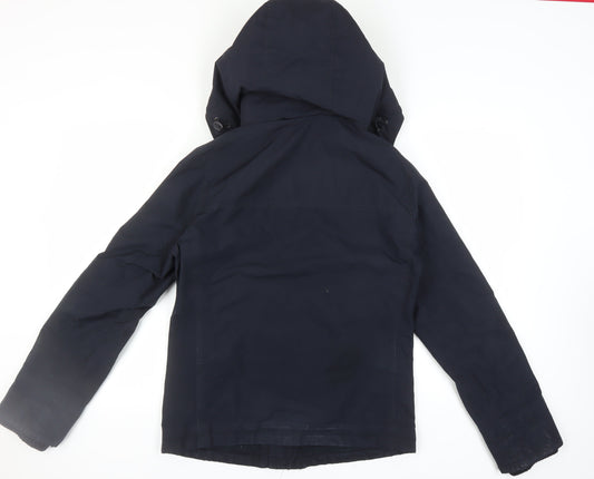 Abercrombie Men's Black Hooded Jacket M