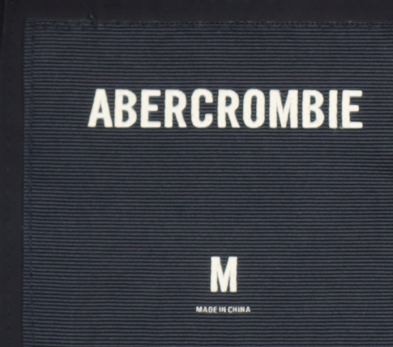 Abercrombie Men's Black Hooded Jacket M