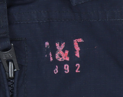 Abercrombie Men's Black Hooded Jacket M