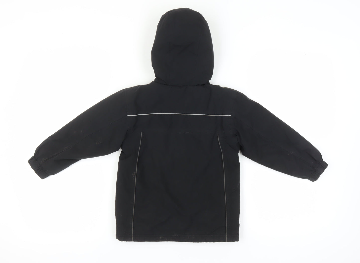 Karrimor Boys Black Puffer Jacket, Size 4-5 Years, Winter Hooded