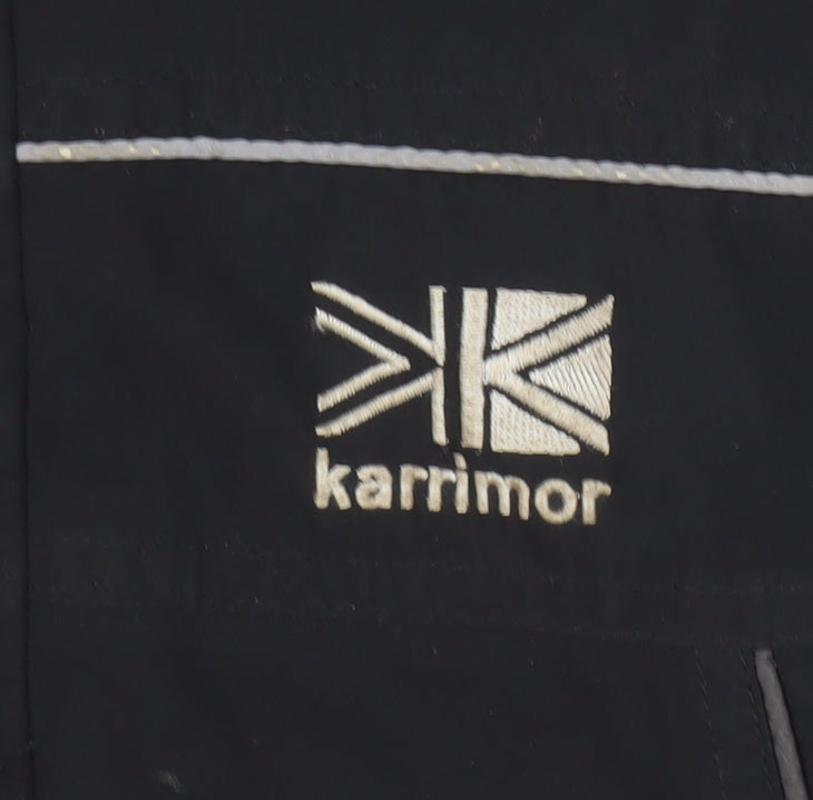 Karrimor Boys Black Puffer Jacket, Size 4-5 Years, Winter Hooded