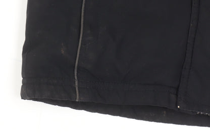 Karrimor Boys Black Puffer Jacket, Size 4-5 Years, Winter Hooded