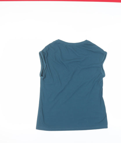 FatFace Women's Blue V-Neck Sleeveless Top, UK 8