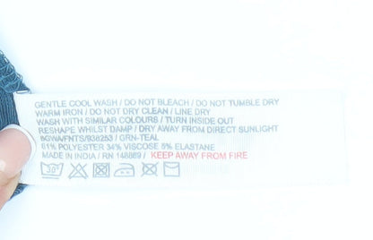 FatFace Women's Blue V-Neck Sleeveless Top, UK 8