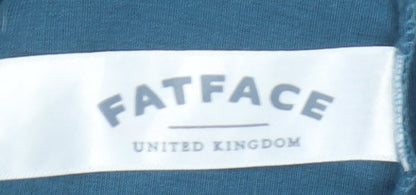 FatFace Women's Blue V-Neck Sleeveless Top, UK 8