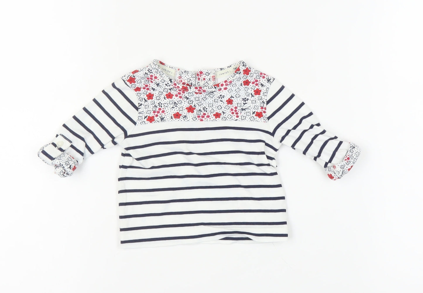 Jasper Conran Unisex Baby T-Shirt 3-6 Months Multicoloured Stripes