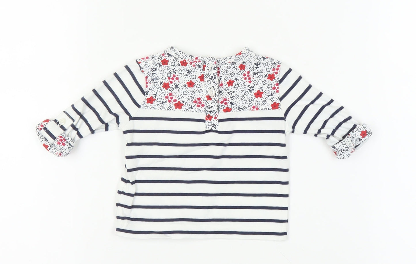 Jasper Conran Unisex Baby T-Shirt 3-6 Months Multicoloured Stripes