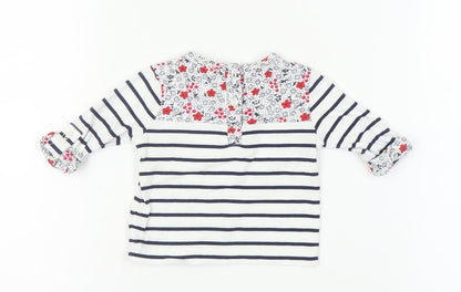 Jasper Conran Unisex Baby T-Shirt 3-6 Months Multicoloured Stripes