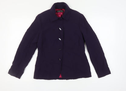 Jacques Vert Women's Purple Blazer Size 10