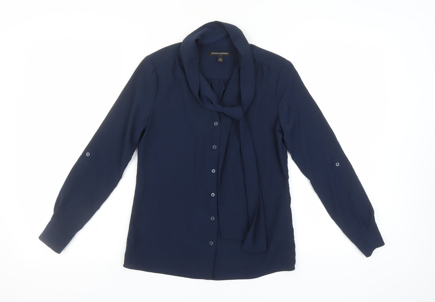 Banana Republic Women's Blue Petite Blouse XXS