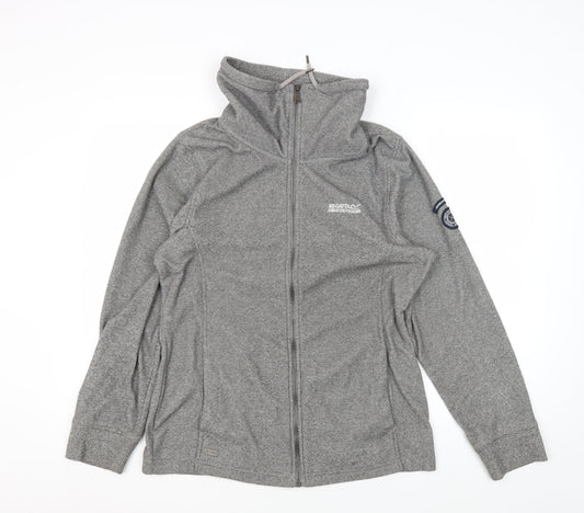 Additional front view of Regatta Women's Grey Full Zip Activewear Jacket