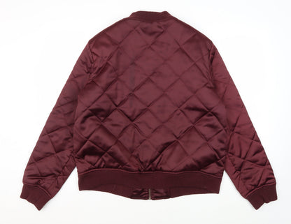 Mens UK Size 18 New Look Red Bomber Jacket