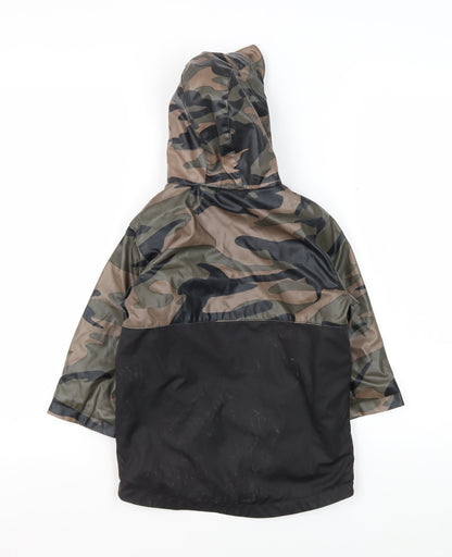Firetrap Boys Camouflage Rain Coat 2-3 Years