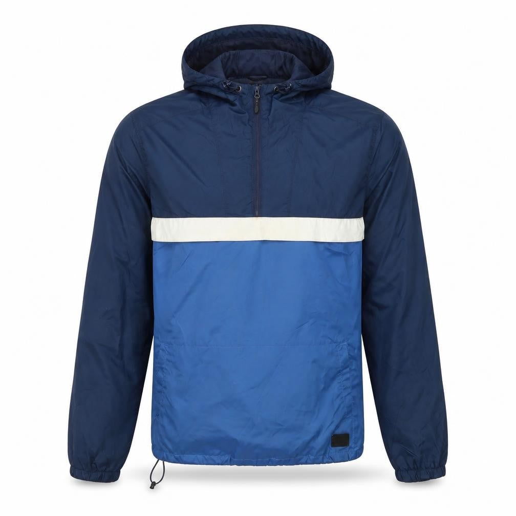 Mens UK Size S VANS Blue Windbreaker Coat