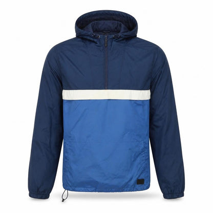 Mens UK Size S VANS Blue Windbreaker Coat