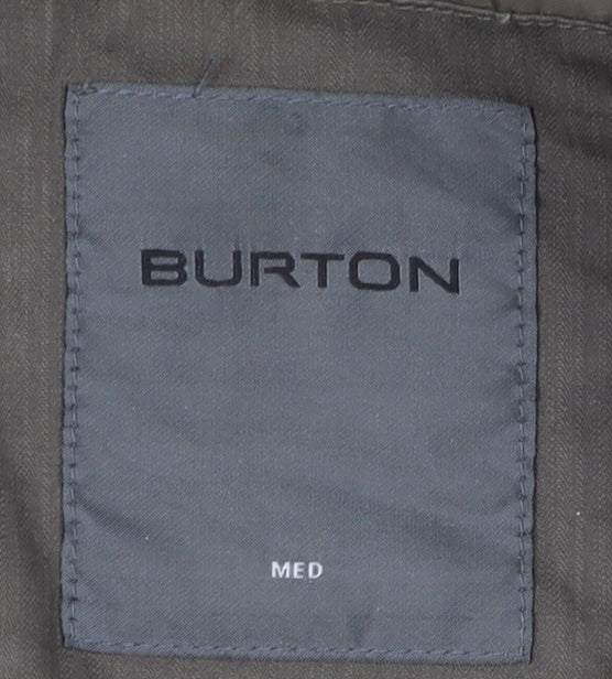 Mens UK Size M Burton Green Bomber Jacket