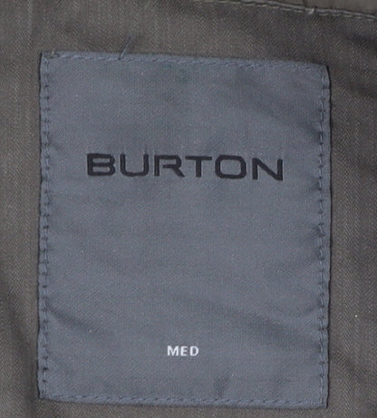 Mens UK Size M Burton Green Bomber Jacket