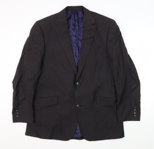 Mens UK Size 42 Daniel Hechter Regular Black Suit Jacket
