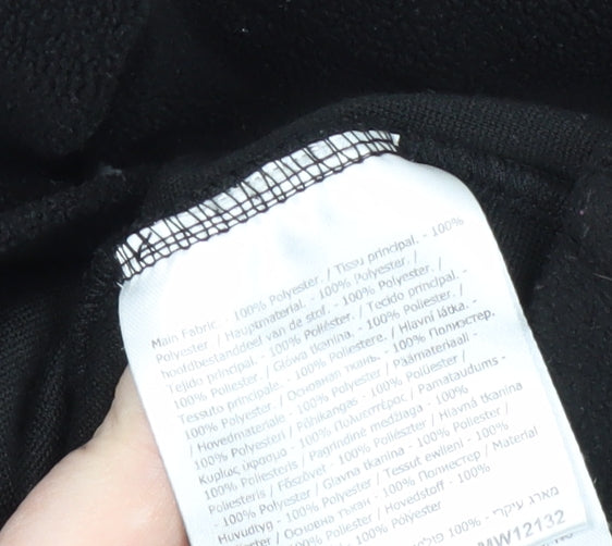 Regatta Women's Black Fleece Sweater, Size 12, 1/4 Zip