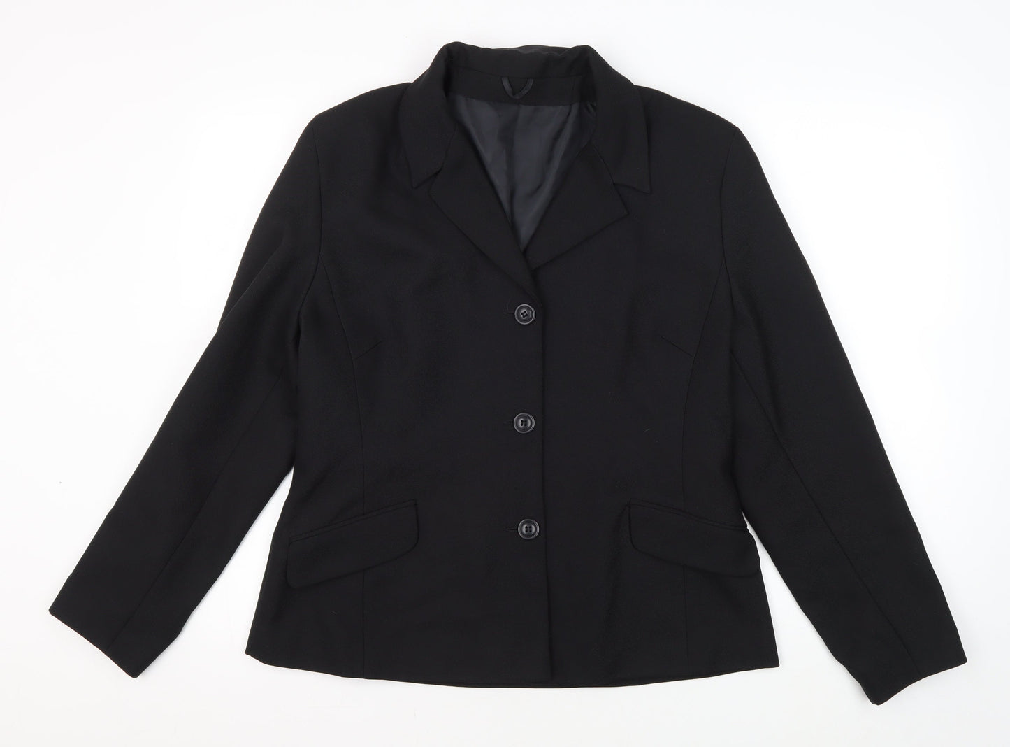 New Look Women's Black Blazer UK 18 Classic Fit