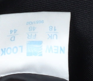 New Look Women's Black Blazer UK 18 Classic Fit