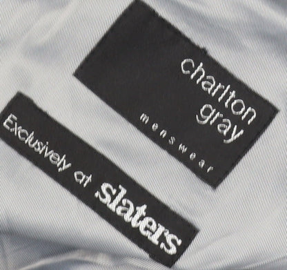 Mens UK Size 44 Charlton Gray Regular Grey Suit Jacket