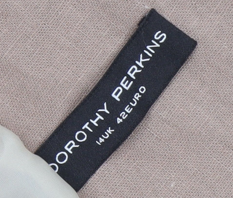 Dorothy Perkins Brown Women's Blazer Size 14