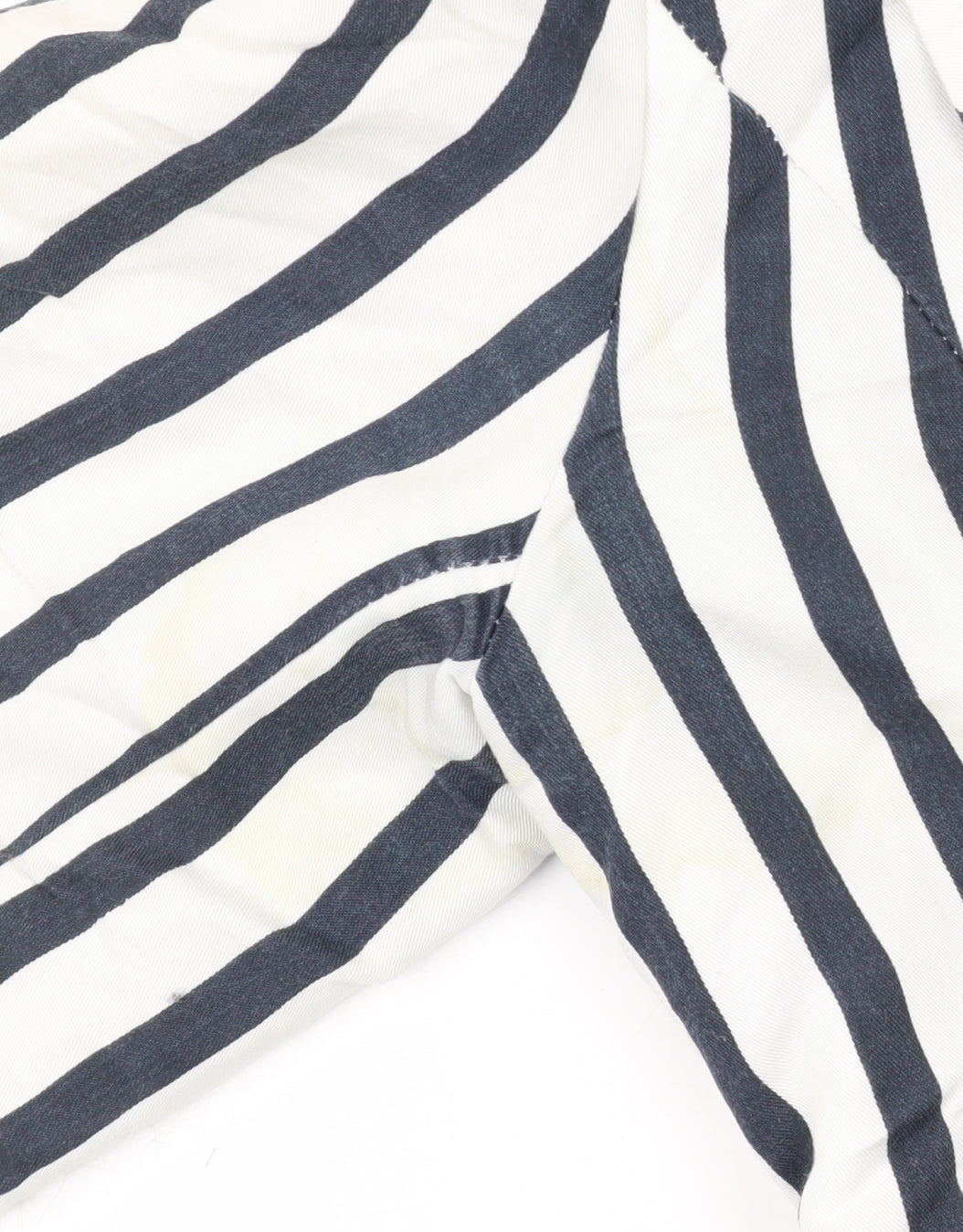 Stella Women's White Striped Blazer - Size L - Classic Style