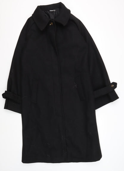 Womens UK Size 8 Boohoo Black Cape