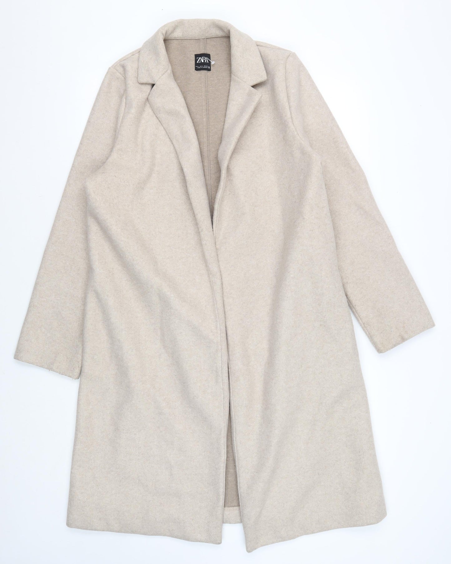 Zara Men's Beige Coat Size L