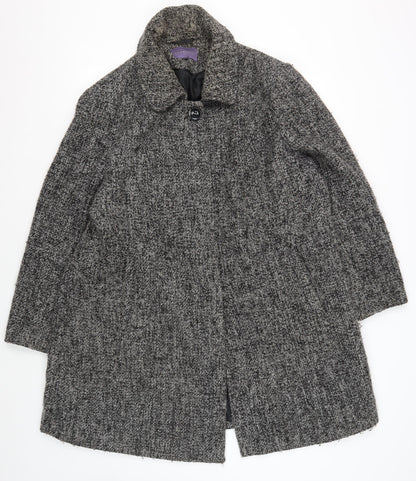 Autonomy Women's Grey Tweed Long Sleeve Jacket Size 22