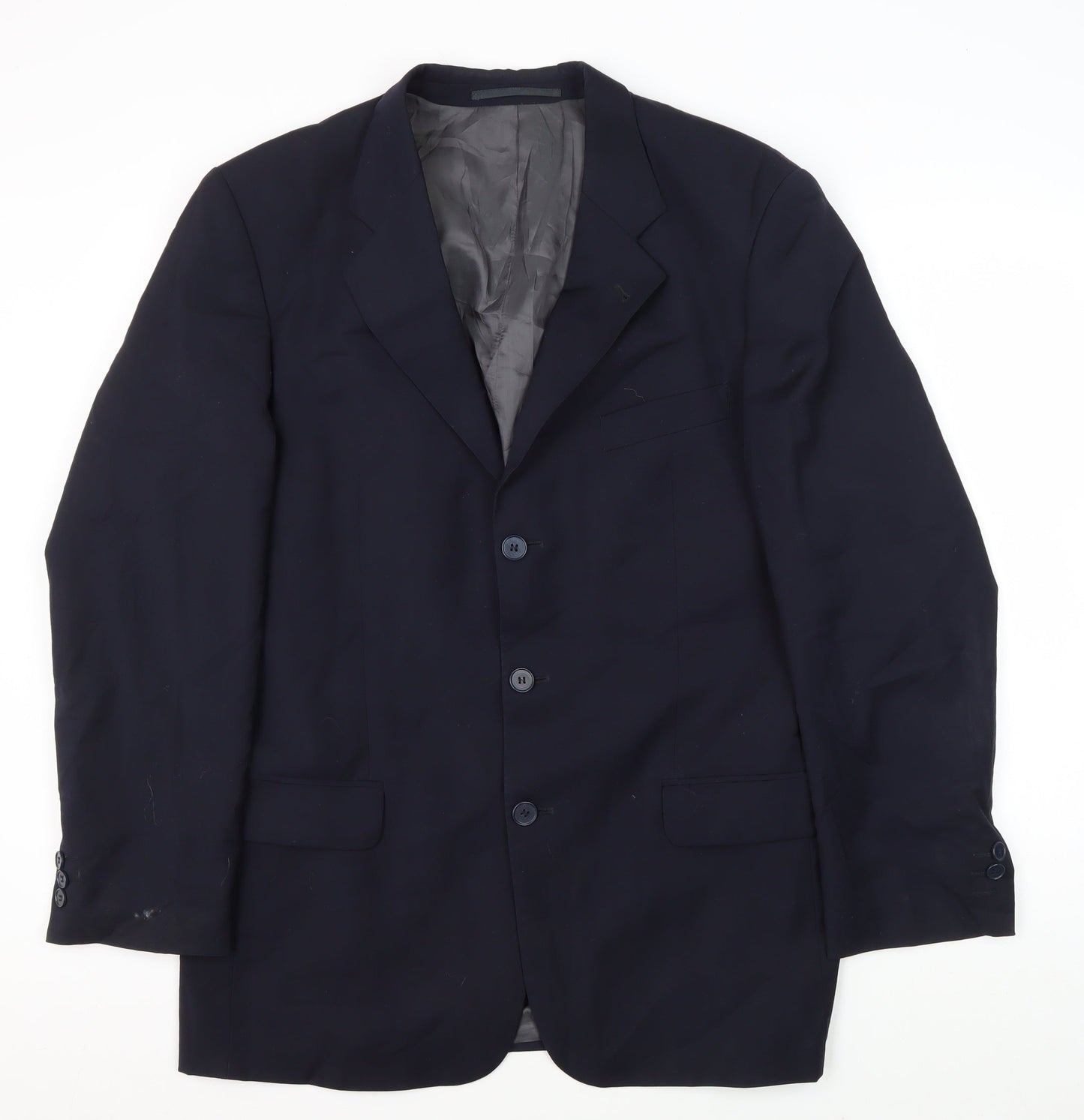 Mens UK Size 40 Brook Taverner Regular Blue Suit Jacket